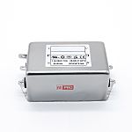 Silnoproudý filtr, 0.47μF, 115/250 V AC, 50 → 60Hz, Montáž na rám 2 x 8,0mH, Rychlé nasazení, 10A, 0,5/1,0 mA,