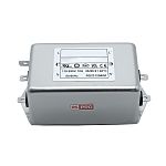 Silnoproudý filtr, 0.47μF, 115/250 V AC, 50 → 60Hz, Montáž na rám 2 x 8,0mH, Rychlé nasazení, 10A, 2.0/5,0mA, RS
