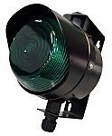 RS PRO Green Traffic Light LED Beacon, 1 Lights, 85 → 280 V ac/dc, Surface Mount, Wall Mount