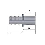 Parker 1/2 in Hose, 31D82-15-8