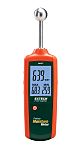 Extech MO257 Moisture Meter, 100% Max, LCD Display, Battery-Powered