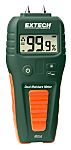 Extech MO55 Moisture Meter, 99.9% Max, ±3 % Accuracy, Digital Display, Battery-Powered