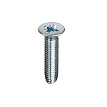 RS PRO Bright Zinc Plated Steel Self Drilling Screw M3 x 0.315in Long x 8mm Long