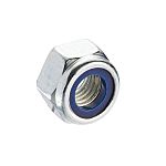 RS PRO, Bright Zinc Plated Steel Hex Nut, DIN 982, M14