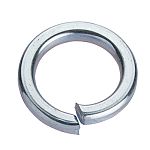 RS PRO Bright Zinc Plated Steel Spring Washers, M14, DIN 7980