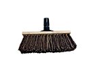 RS PRO Broom, Brown With Bassine, Cane Bristles for Industrial, Yard