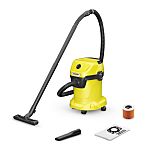 Karcher WD 3 V Floor Vacuum Cleaner Vacuum Cleaner for Wet/Dry Areas, 4m Cable, 220 → 240V, UK Plug