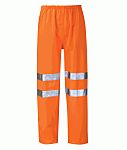 Orbit International HVTRB01 Orange Breathable, Waterproof Trousers, 46in Waist Size