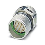 Phoenix Contact Circular Connector, 12 Contacts, Front Mount, M23 Connector, Plug, Male, IP67, CA Series