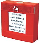 Siemens FDMH Series Red Emergency exit unlocking box, Switch Operated, Indoor