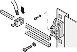 nVent SCHROFF Earthing Bar Clamp Clamp for Use with Server Cabinet