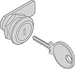 nVent SCHROFF 27230 Series Key Lock