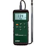 Extech 407123 Telescopic Vane Anemometer, 20m/s Max, Measures Air Velocity, Temperature