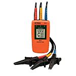 Extech 480400 Phase Rotation Tester, CAT III 600V, 400Hz Max, 600V ac Max