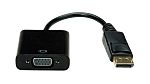 Value DisplayPort to VGA Adapter, 200mm Length - 1920 x 1080 Maximum Resolution