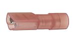 Vogt Red Insulated Receptacle Spade Connector, Spade Connector, 4.8 x 0.8mm Tab Size