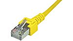 Dätwyler Cables, 5m Cat5, Yellow RJ45 to RJ45, S/UTP, Terminated PVC Sheath
