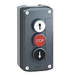 Schneider Electric Spring Return Control Station Switch - SPDT, Polycarbonate, Black, Red, IP66, IP69, IP69K