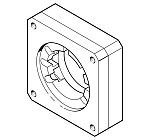 Festo EAMF Series Flange for Use with Electric Drives