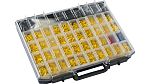 Partex Marking Systems PSK Cable Marker, Blue, Red, Green/Yellow, Yellow, PSK55000-PK2-4