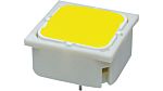 RAFI Yellow Short Tactile Switch, 1 NO 20mA 19.05mm Through Hole