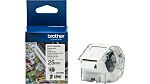 Brother CZ on White Label Printer Tape, 5 m Length, 25 mm Width