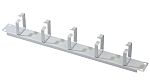 Digitus Grey Steel Cable Management Panel, 1U, 48.2 x 4.4 x 7.4cm