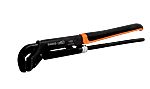 Bahco Pipe Wrench, 430.0 mm Overall, 66mm Jaw Capacity, Bi-Material Handle