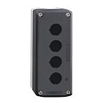 Schneider Electric Grey Plastic Harmony XALD Control Station Enclosure - 4 Hole 22mm Diameter