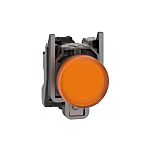 Schneider Electric, Harmony XB4, Panel Mount Orange Universal LED Pilot Light, 22mm Cutout, IP66, IP67, IP69(IP69K),