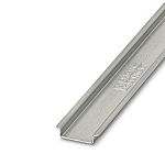 Phoenix Contact Steel Unperforated DIN Rail, Top Hat Compatible, 2m x 35mm x 2000mm
