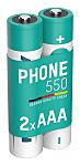 Ansmann MaxE NiMH Rechargeable AAA Battery, 550mAh, 1.2V