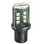 Schneider Electric BA15d LED Lamp, White, 120 V ac