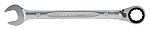 Bahco 1RM Series Ratchet Spanner, 17mm, Metric, Double Ended, 226 mm Overall