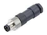 Brad from Molex Circular Connector, 4 Contacts, M8 Connector, Plug, Male, IP67, Nano-Change Series