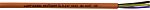 Lapp ÖLFLEX, Flexible Multicore, 50m 3 Core, Brown/Red Silicone Power Cable +180°C