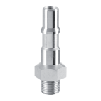 PREVOST Adapter, G 3/8 Stik, G, Lynkobling Rustfrit stål