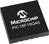 Microchip PIC18F16Q40T-E/REB, 8 bit PIC18, PIC18-Q40 Microcontroller, 64 MHz, 64kB FLASH, 20-Pin VQFN-20