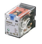 Omron 通用继电器, 24V 直流线圈 3A切换, 四刀双掷, 插座安装, 银合金触点, MY系列