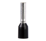 Schneider Electric 绝缘 电缆端, 黑色, Φ2 mm x 8 mm引脚, 最大电线尺寸 16 AWG, 总长14mm, DZ5CEB015D系列