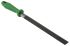 Crescent 200mm, Second Cut, Half Round Engineers File With Soft-Grip Handle
