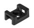 RS PRO Black Cable Tie Mount 16 mm x 23mm, 8mm Max. Cable Tie Width
