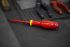 Facom Slotted Insulated Screwdriver, 4 x 0.8 mm Tip, 100 mm Blade, VDE/1000V, 210 mm Overall