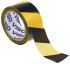 RS PRO Black/Yellow High-Density Polyethylene 100m Barrier Tape, 0.02mm Thickness