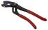 Knipex Pipe Wrench, 250.0 mm Overall Length, 75mm Max Jaw Capacity