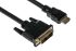 Cable HDMI Negro StarTech.com, con. A: HDMI Macho, con. B: Enlace simple DVI-D Macho, long. 1m
