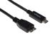 StarTech.com USB 3.1 Cable, Male USB C to Male Micro USB B USB-C to USB Micro-B Cable, 0.5m