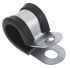 RS PRO Black Plated Steel P Clamp, 10mm Max. Bundle