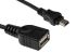StarTech.com Male Mini USB B to Female USB A  Cable, USB 2.0, 300mm