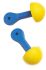 3M E.A.R Express Series Blue, Yellow Reusable Corded Ear Plugs, 28dB Rated, 100 Pairs